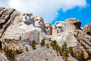 Image showing Mount Rushmore monument in South Dakota