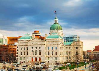 Image showing Indiana state capitol building