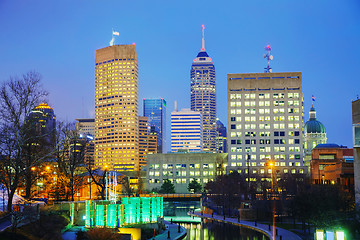 Image showing Downtown of Indianapolis