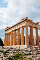 Image showing Parthenon at Acropolis in Athens, Greece