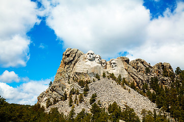 Image showing Mount Rushmore monument in South Dakota