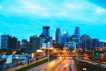 Image showing Downtown Minneapolis, Minnesota