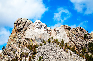 Image showing Mount Rushmore monument in South Dakota