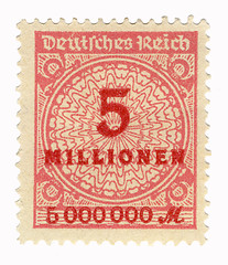 Image showing five million mark