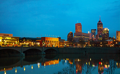 Image showing Downtown of Indianapolis