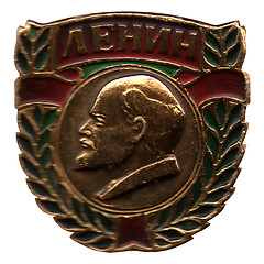 Image showing Lenin in profile