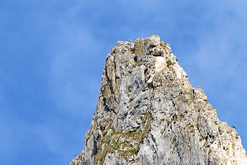 Image showing limestone mountain peak