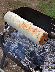 Image showing cooking kurtos kalacs