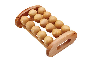 Image showing wooden massager for feet