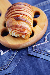 Image showing homemade croissant