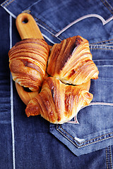 Image showing homemade croissant