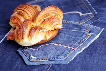 Image showing homemade croissant