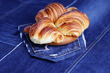 Image showing homemade croissant