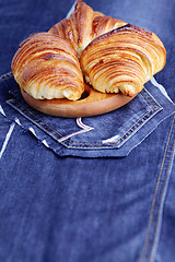 Image showing homemade croissant