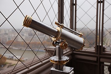 Image showing Eiffel Tower Telescope