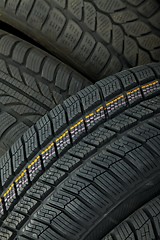 Image showing Tyres closeup