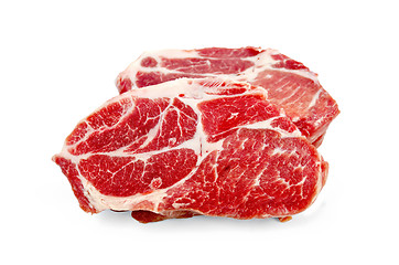 Image showing Meat raw two pieces