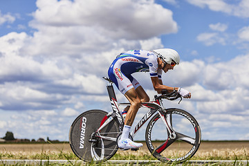 Image showing The Cyclist Brice Feillu