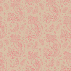 Image showing Seamless Paisley background.