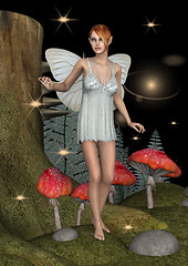 Image showing Fairy Butterfly