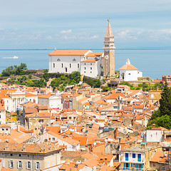 Image showing Picturesque old town Piran, Slovenia.