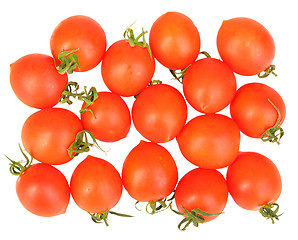 Image showing Group of ripe red tomatos