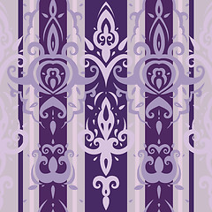 Image showing Seamless wallpaper pattern.