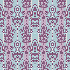 Image showing Seamless wallpaper pattern.