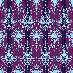 Image showing Seamless wallpaper pattern.