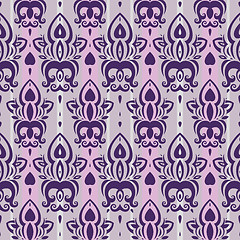 Image showing Seamless wallpaper pattern.