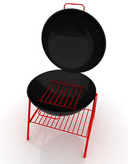 Image showing Oven barbecue grill