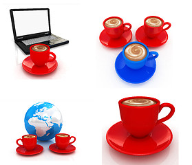Image showing Coffee set