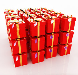 Image showing Bright christmas gifts