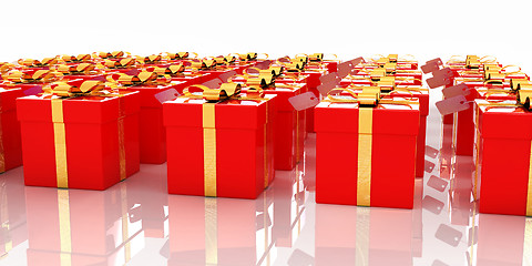 Image showing Bright christmas gifts