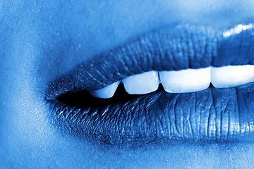 Image showing bright lips