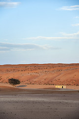 Image showing Building Desert Wahiba Oman