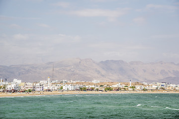 Image showing View to Sur in Oman