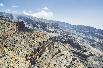 Image showing Canyon Jebel Shams