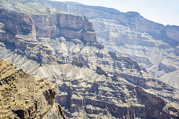 Image showing Canyon Jebel Shams