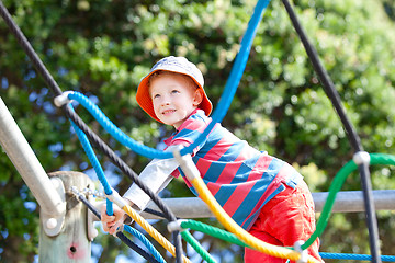 Image showing boy at the playground