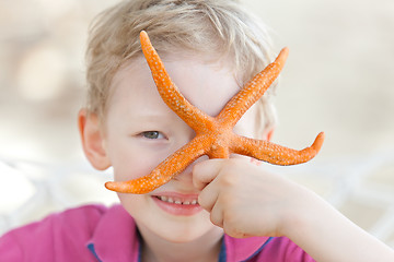 Image showing boy at vacation