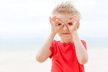 Image showing boy at vacation