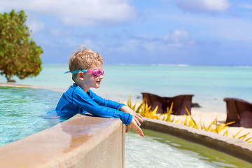 Image showing boy at vacation