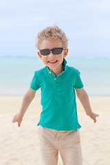 Image showing boy at vacation