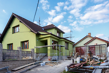 Image showing Construction or repair of the rural house 