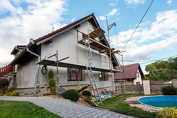 Image showing Construction or repair of the rural house 