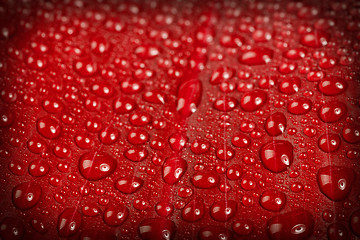 Image showing water drops abstract color