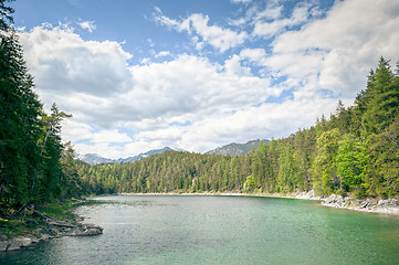 Image showing Eibsee Zugspitze