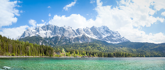 Image showing Eibsee Zugspitze