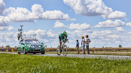 Image showing The Cyclist Christophe Kern